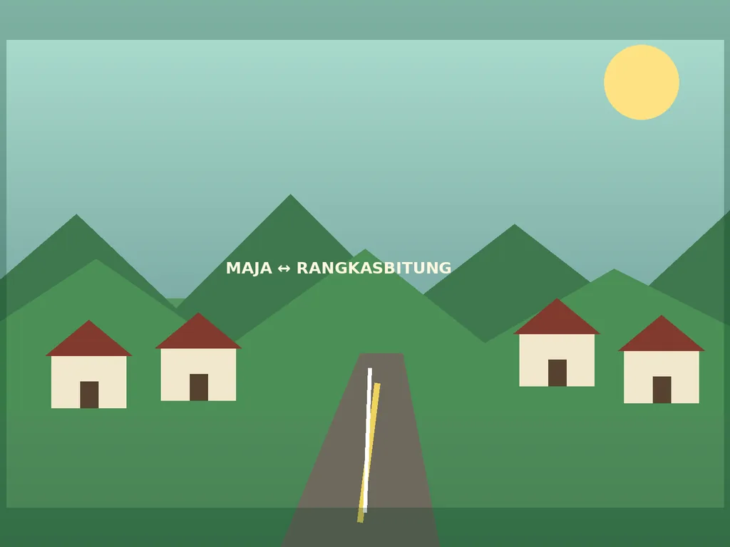 Ilustrasi konektivitas Desa Maja
