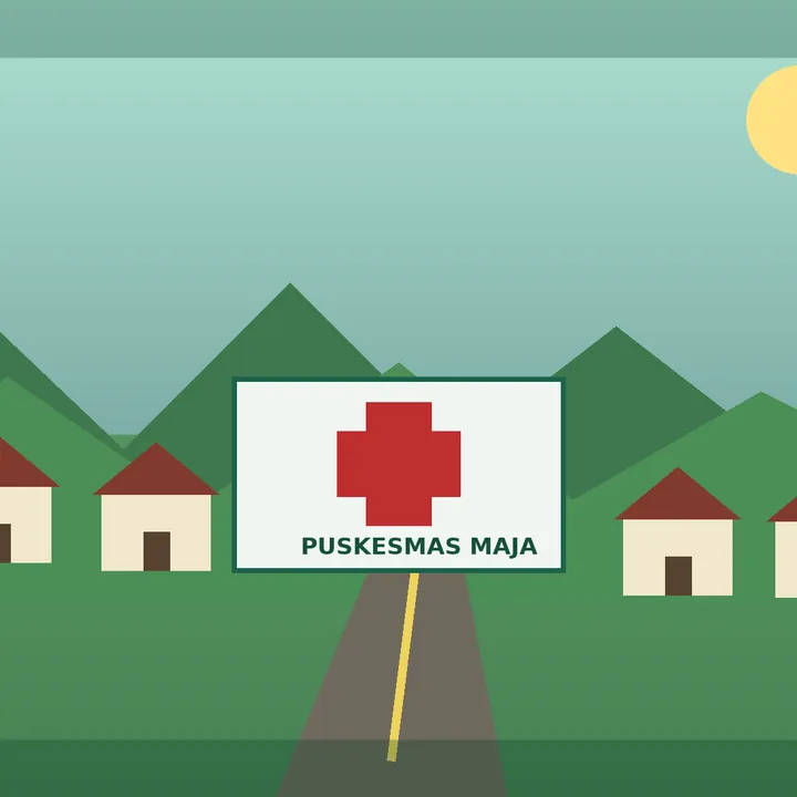 Ilustrasi kesehatan Maja