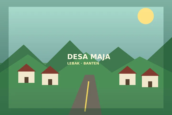 Ilustrasi Ketangguhan & lingkungan Desa Maja